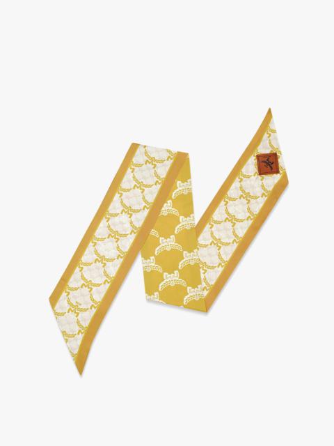 MCM Lauretos Jacquard Petite Scarf in Organic Silk