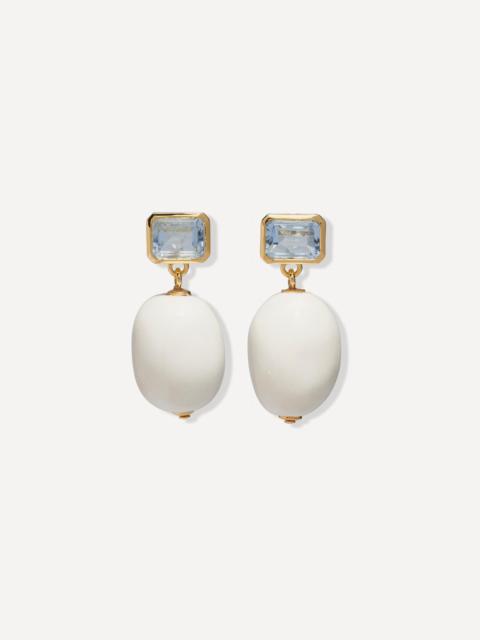 LIZZIE FORTUNATO 24ct Gold-Plated La Paz Earrings