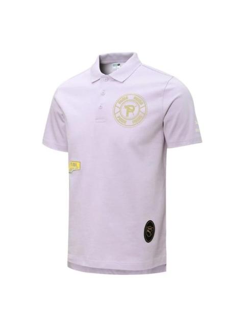 PUMA PUMA Mix Badge Polo Shirt 'Purple' 537039-17