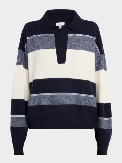 REISS Simmy Wool-Cashmere Striped Sweater
