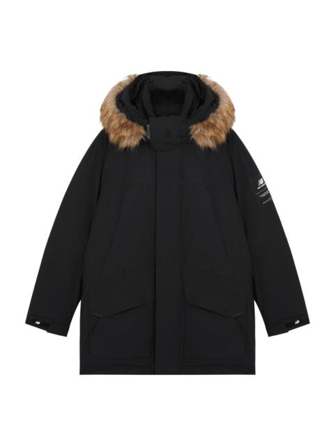 New Balance Warm Hooded Down Jacket 'Black' 5PB42201-BK