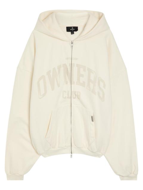REPRESENT Represent Owners Printed Hooded Zip-through Cotton Sweatshirt