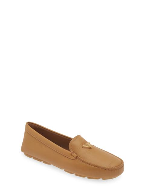 Triangle Logo Driving Loafer