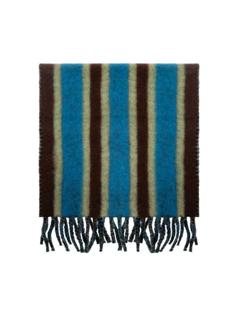 Lanvin striped fringed scarf