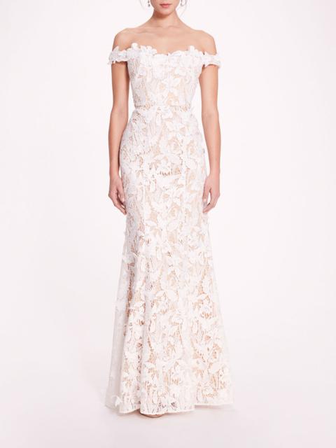 Marchesa ORGANIC LACE GOWN