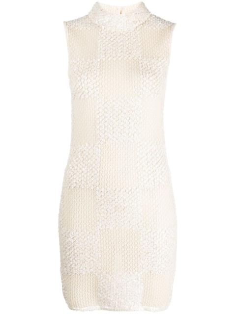 CASABLANCA sequin-embellished knit dress