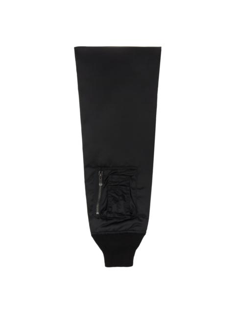 Fumito Ganryu Black MA-1 Sleeve Muffler Scarf