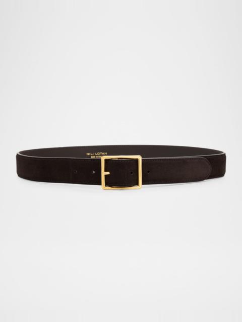 NILI LOTAN Gabriele Suede Belt