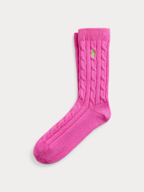 Polo Ralph Lauren Cable-Knit Crew Socks