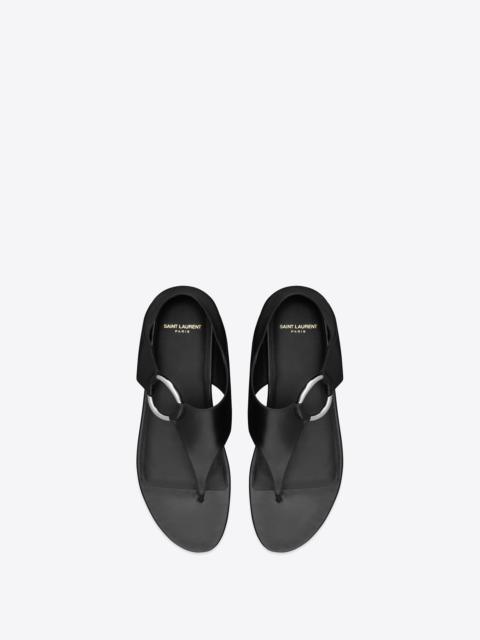 SAINT LAURENT xsl sandals in smooth leather