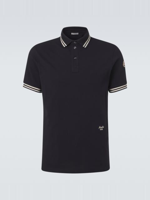 Moncler Cotton piqué polo shirt
