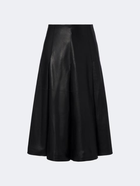 JOSEPH Riya leather midi skirt