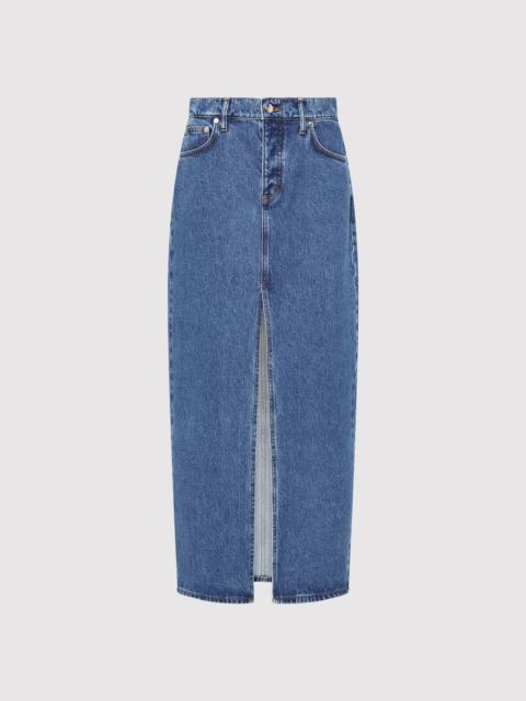 ST. AGNI Denim Maxi Skirt - Denim Blue