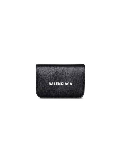 BALENCIAGA Women's Cash Mini Wallet in Black/white