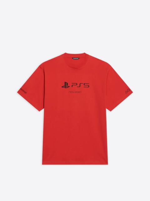 BALENCIAGA Playstation™ Boxy T-shirt in Red/black