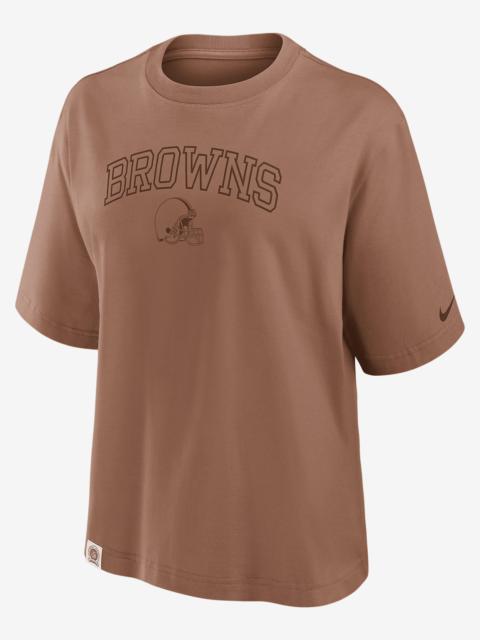 Nike Cleveland Browns Arch Boxy Women's Nike NFL T-Shirt
