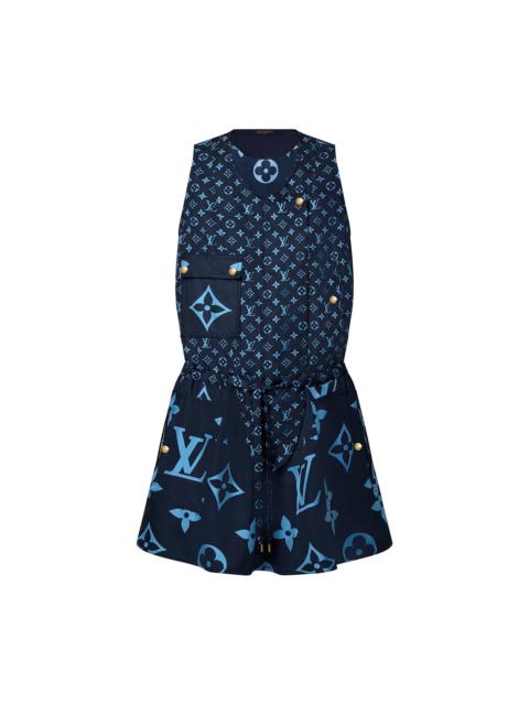 Louis Vuitton Midnight Mixed Monogram Drawstring Dress