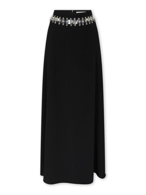 rabanne Embellished Maxi Skirt black