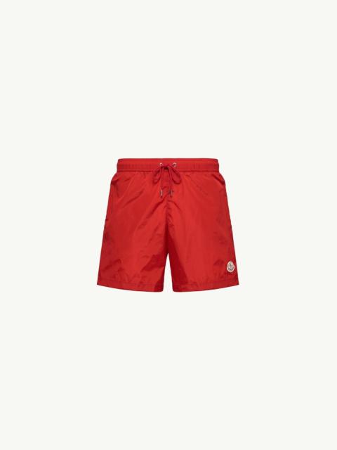 Moncler Logo Patch Swim Shorts
