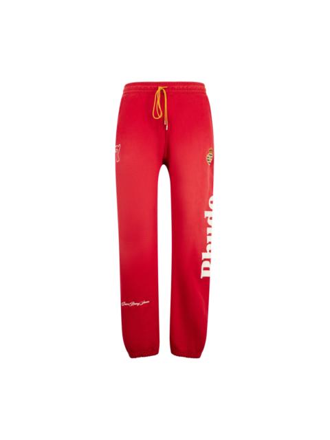 Rhude DESERT RACING SCRIPT SWEATPANT