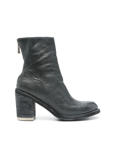Guidi 85mm leather ankle boots
