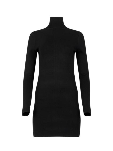 entire studios COMPRESSED MINI DRESS BLACK