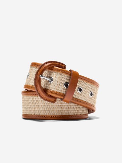 COLE HAAN Women's 45MM Raffia Textured Belt