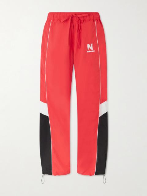 NAHMIAS Straight-leg Logo-Embroidered Nylon Trousers