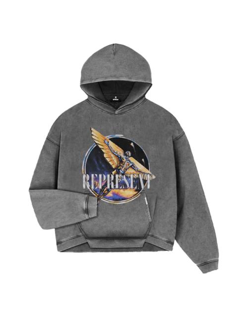 REPRESENT Golden Tour Pullover Hoodie "Sun Fade Grey" MLM100822