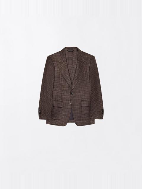 TOM FORD IRREGULAR DAMIER SHELTON JACKET