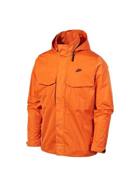 Nike Nike Premium Essentials M65 Unlined Logo Jacket 'Orange' DC6771-893