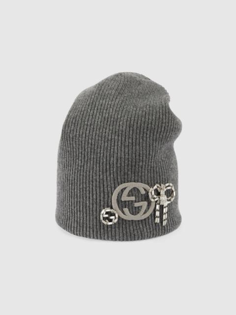 GUCCI Wool hat with Interlocking G