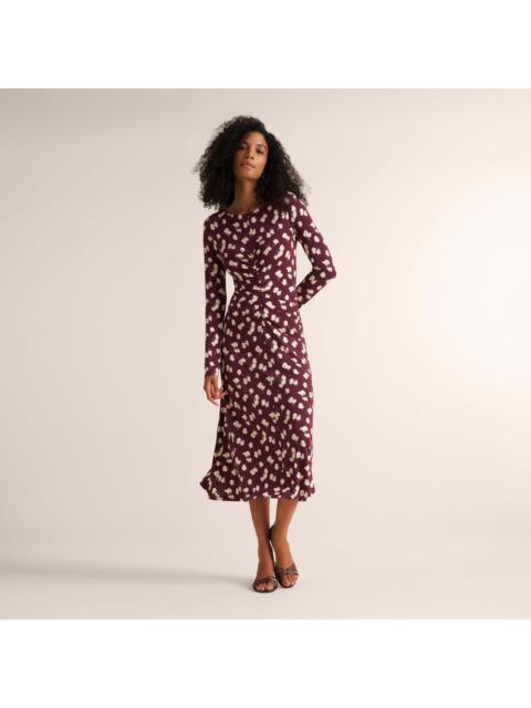 M.M.LaFleur Johnna Ruched Dress - Light Printed Jersey