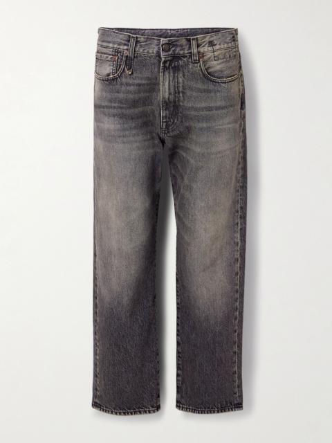 R13 Distressed boyfriend jeans Dark denim
