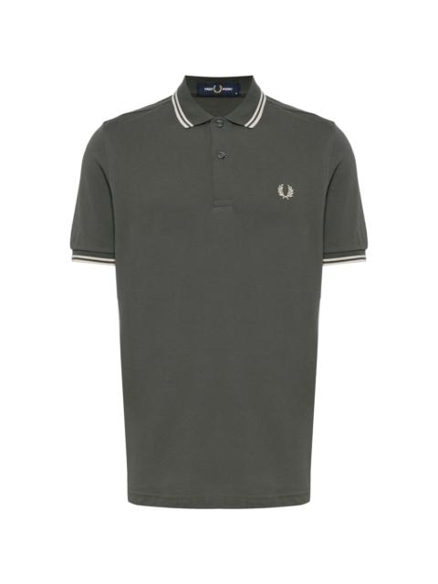 Fred Perry logo-embroidered cotton polo shirt