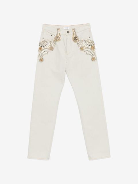 VERSACE Medusa-plaque jeans