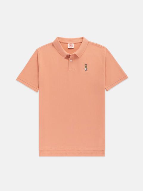 J. PRESS RED IVY GUY COTTON PIQUE POLO