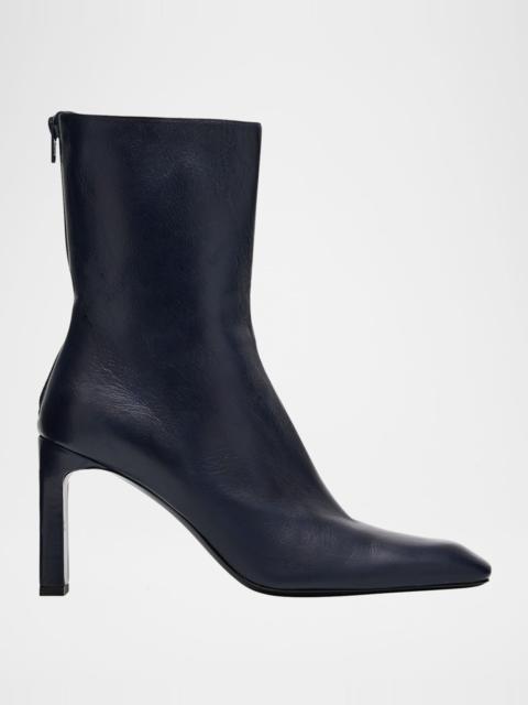 TOTEME Leather Ankle Booties