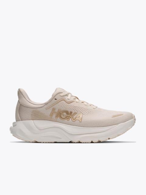 HOKA Women's Arahi 9 Shoes in Alabaster/Oat Milk