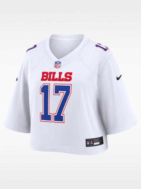 Nike Josh Allen Buffalo Bills Women's Nike NFL Cropped Tundra Game Jersey