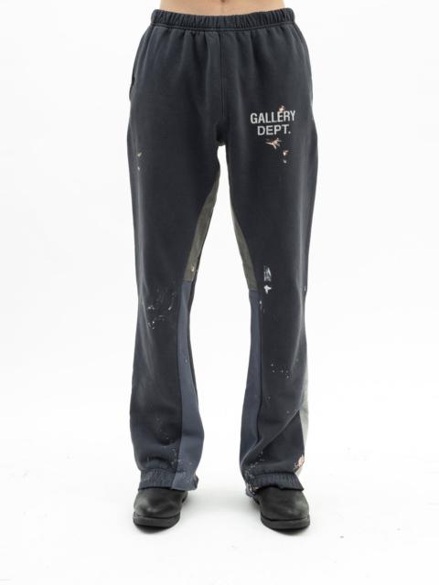 Gallery Dept Painted Flare Washed Black Sweatpants