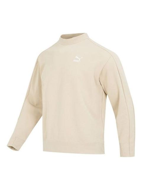 PUMA PUMA T7 Mock Neck Crew Dk 'Beige' 620605-88