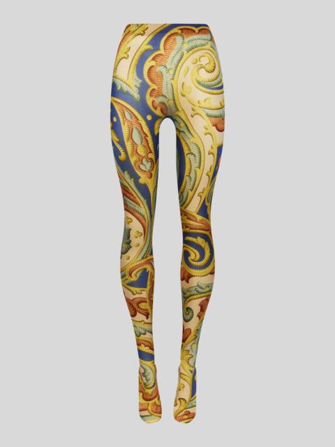 Etro BAROQUE PAISLEY TIGHTS