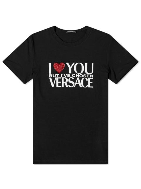 VERSACE Versace I Love Print Tee