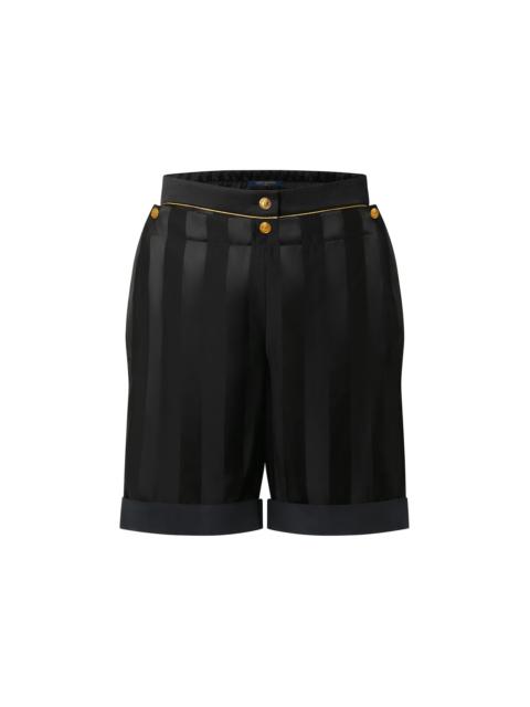 Louis Vuitton Striped Satin Sailor Shorts