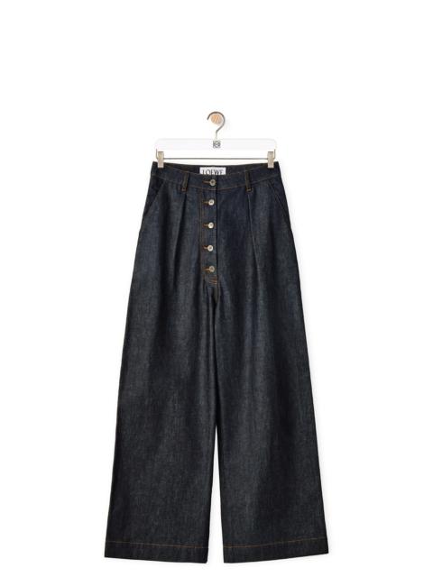 Loewe Oversize jeans in washed denim