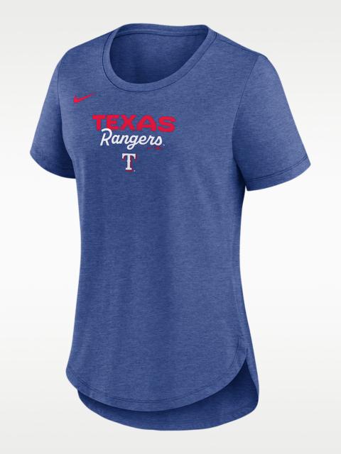 Nike Texas Rangers Arched Team Name Women's Nike MLB T-Shirt