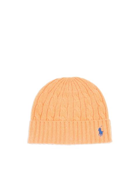 Polo Ralph Lauren cable-knit beanie hat