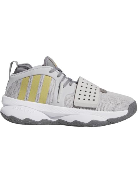 adidas Dame 8 EXTPLY Light Solid Grey Gold Metallic Grey Three