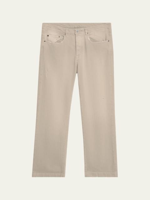 massimo alba Men's Cotton Bull Straight Leg Five-Pocket Pants